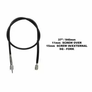 Suzuki GS550, GS750, GT380 SPEEDO CABLE 34910-18990