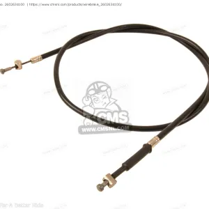 Yamaha FS1E, DT50M 1978-1981, TY50, DT125 FRONT DRUM BRAKE CABLE 260-26341-00