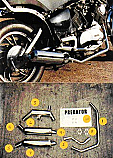 YAMAHA XV750M, XV750SE, TR1 (NOT-VIRAGO) 1981-83 PREDATOR 2-2 SYSTEM ROAD IN S/STEEL