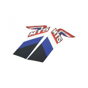 Honda MT50, MT80 FUEL TANK STICKER SET blue/white/black 2-piece