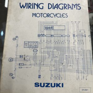 SUZUKI WIRING DIAGRAMS BOOK FOR EARLY 80'S MOTORCYCLES VARY RARE ( SEE MODEL USE LIST)