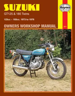 Suzuki GT125L, M, A (1974-76) Suzuki GT185 K, L, M, A (1973-76) Haynes Workshop Manual 301