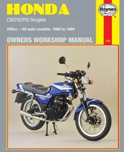 Honda CB250RSA (1980-83) Honda CB250RSDC (1982-84) Haynes Workshop Manual 732