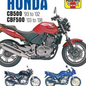 Honda CB500 (1992-02) Honda CBF500 (2003-08) Haynes Workshop Manual 3753