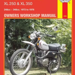 Honda XL250K & XL350K (1972-76) Trial Bikes Haynes Workshop Manual 209