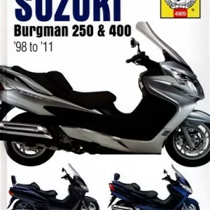 Suzuki AN250 AN400 Burgman (1998-11) Haynes Workshop Manual 4909