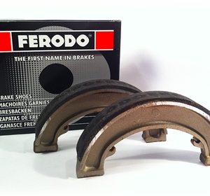 BSA C15/B40 models Front & Rear Brake Shoes FSB918 (Pair)