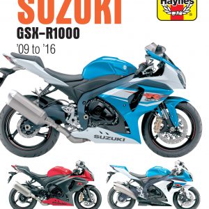SUZUKI GSX-R1000 K9/L1/2/3/4/5/6/AL6 (2009-16) WORKSHOP MANUAL BY HAYNES 6345