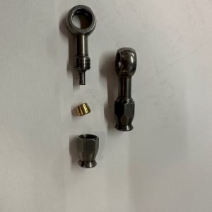 BANJO END STRIGHT MALE TYPE STAINLESS STEEL (single)