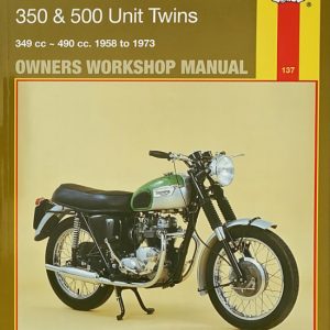 Triumph 350 & 500 Unit twins (1958-73) -3TA, Tiger 90, 5TA, T100 HAYNES WORKSHOP MANUAL 137