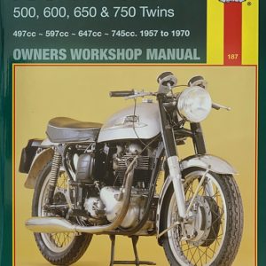 Norton 500, 600, 650, 750 Twins (1957-1970) HAYNES WORKSHOP MANUAL 187