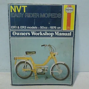 NVT Easy Rider Mopeds ER1 ER2 Haynes Manual No 457 (1976 onwards) ER1 SS ER2 P SS 2L (pre-owned)