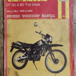 Yamaha DT50M, DT50MX, DT80MX (1978-83) Haynes workshop manual (pre-owned)