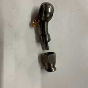 BANJO END 20* ANGLE MALE TYPE STAINLESS STEEL (single)