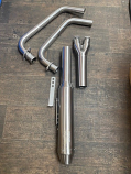 SUZUKI GS400, GS425, GS450 TWIN (1976-83) PREDATOR WORKS 2-1 SYSTEM IN S/STEEL