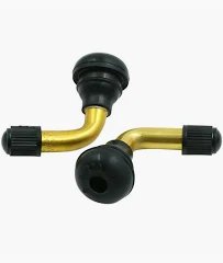 MOTORCYCLE 90 DEGREE TYRE VALVE PULL THROUGH METAL/RUBBER FOR 12/13mm HOLE