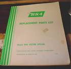 BSA B44 Victor Special (1969) PARTS BOOK OEM: 00-5146