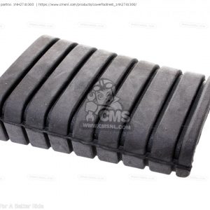YAMAHA V-MAX 1200, XJ700 MAXIM, XV1000SE, XV1100 FOOTREST RUBBER COVER GENUINE 1NH-27413-00