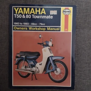 YAMAHA T50 TOWNMATE, YAMAHA T80 TOWNMATE (1983-1995) HAYNES MANUAL 1247 (PRE-OWNED)