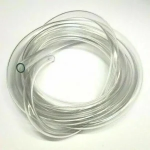 FUEL HOSE KIT Clear 5mm x 8mm 500mm Long in clips