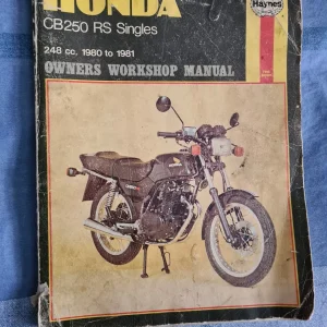 HONDA CB250 RS SINGLES 1980-on HAYNES WORKSHOP SERVICE MANUAL (PRE-OWNED)