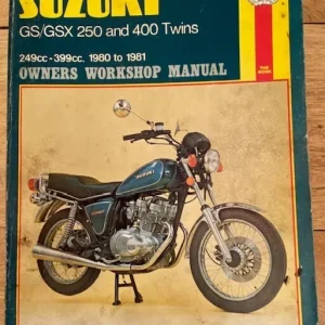 Suzuki GS/GSX 250 and 400Twins 1980 to 1981 Owners Workshop Manual 736 (PRE-OWNED)