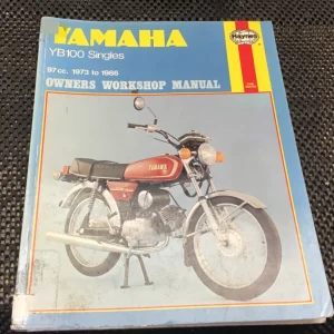 YAMAHA YB100 SINGLES (1973-86) HAYNES WORKSHOP SERVICE MANUAL 474 (PRE-OWNED)