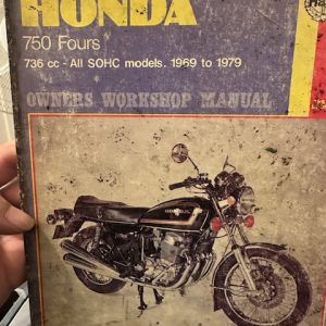 HONDA CB750 FOURS 736cc ALL SOHC MODELS (1969-79) HAYNES WORKSHOP MANUAL (PRE-OWNED)