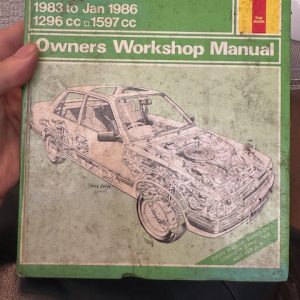 FORD ORION (1983-86) PETROL WORKSHOP MANUAL 1009 (PRE-OWNED) HARD BACK!