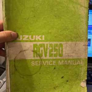 SUZUKI RGV250L GAMMA GENUINE WORKSHOP SERVICE MANUAL 99500-12070-019 (PRE-USED)