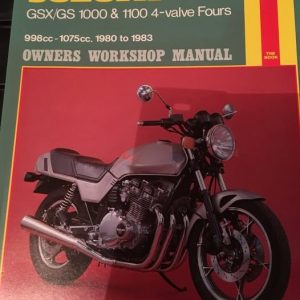 SUZUKI GSX1000, GSX1100, GS1000, GS1100 4-VALVE FOURS (1980-83) HAYNES WORKSHOP MANUAL (PRE-OWNED)