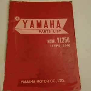YAMAHA YZ250 TYPE 509 PARTS LIST BOOK GENUINE YAMAHA 509-28198-E0
