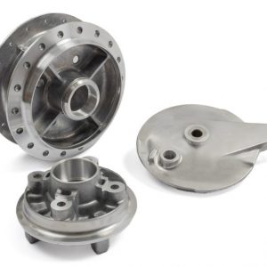 YAMAHA FS1-E, SS, FS1 DX (1972-75) REAR WHEEL HUB COMPLETE (ONE WITH REAR SPROCKET HUB AS IN PICTURE)
