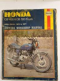 Honda CB400 FOUR & CB550 FOUR (1973-77) Haynes Workshop Manual (PRE-OWNED)