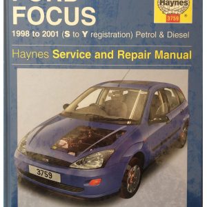 FORD FOCUS (1998-01) PETROL & DIESEL WORKSHOP MANUAL 3759 (PRE-OWNED) (VGC) HARD BACK!