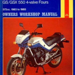 SUZUKI GS550, SUZUKI GSX500 4-VALVE FOURS (1983-85) HAYNES WORKSHOP MANUAL (PRE-OWNED)