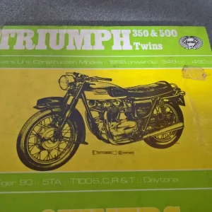 TRIUMPH 350 & 500 TWINS 1958 on VINTAGE HAYNES MANUAL 137 (PRE-OWNED)