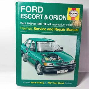 FORD ESCORT & ORION (1990-00) PETROL WORKSHOP MANUAL 1737 (PRE-OWNED) HARD BACK!