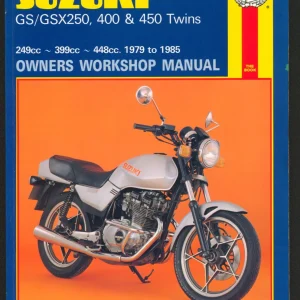 SUZUKI GS/GSX250, SUZUKI GS/GSX400, GS/GSX450 TWINS (1979-85) HAYNES WORKSHOP MANUAL 736 (PRE-OWNED)