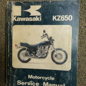 KAWASAKI KZ650, Z650, CSR650 GENUINE WORKSHOP MANUAL 99924-1028-01 1981 1ST EDITION (PRE-OWNED)
