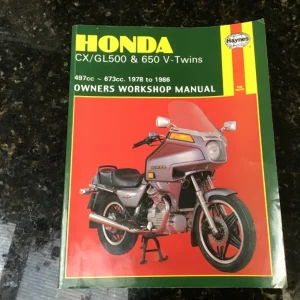 HONDA CX500, GL500, GL650 V-TWIN 497- 673cc (1978-86) HAYNES WORKSHOP MANUAL 442 (PRE-OWNED)