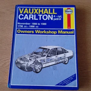 VAUXHALL CARLTON (1983-93) 1796/1998cc PETROL WORKSHOP MANUAL 1469 (PRE-OWNED) HARD BACK!