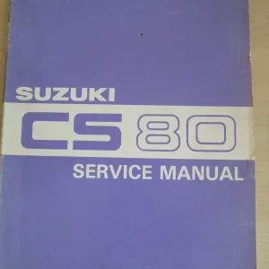 SUZUKI CS80 GENUINE SERVICE MANUAL PART NUMBER 99500-10210-01E PRE-USED