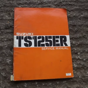 SUZUKI TS125ER (1980-on) GENUINE SERVICE MANUAL PART NUMBER SR-2802 PRE-USED