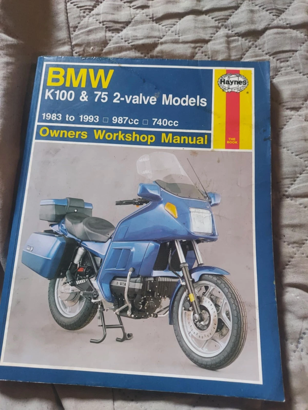 BMW K75, BMW K100 (1983-93) Haynes Workshop Manual 1373 (PRE-USED)