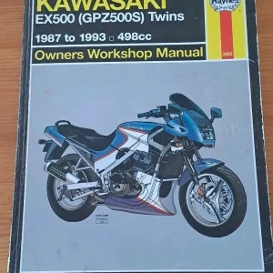 KAWASAKI EX500, GPZ500S TWINS (1987-93) HAYNES MANUAL 2052 (PRE-USED)