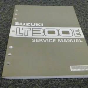 SUZUKI LT300E QUAD GENUINE WORKSHOP SERVICE MANUAL 99500-42082-01E