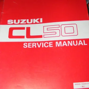 SUZUKI CL50 LOVE GENUINE SUZUKI SERVICE MANUAL PART NUMBER 99500-10200-01E PRE-USED
