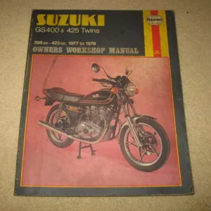 SUZUKI GS400 & GS425 TWINS (1977-ON) HAYNES WORKSHOP MANUAL 415 (PRE-USED)