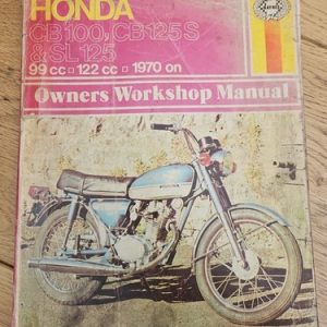 Honda CB100, CL100, CD125S, CB125S & SL100, SL125 (1970-on) Haynes Workshop Manual (PRE-OWNED)